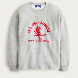U.S. Ski & Snowboard by J.Crew heritage terry graphic crewneck sweatshirt